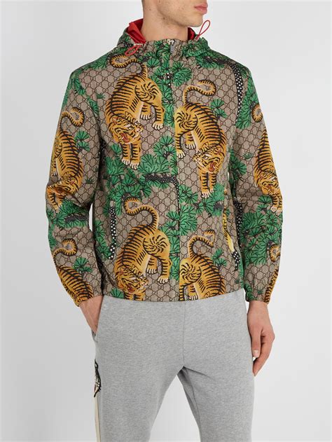 gucci bengal windbreaker replica|gucci tiger jacket.